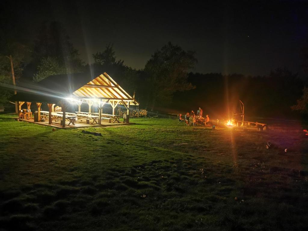 Zahrada ubytování Glamping Kaliska