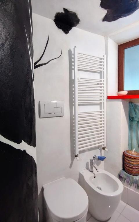Koupelna v ubytování B&B BIANCALUNA
