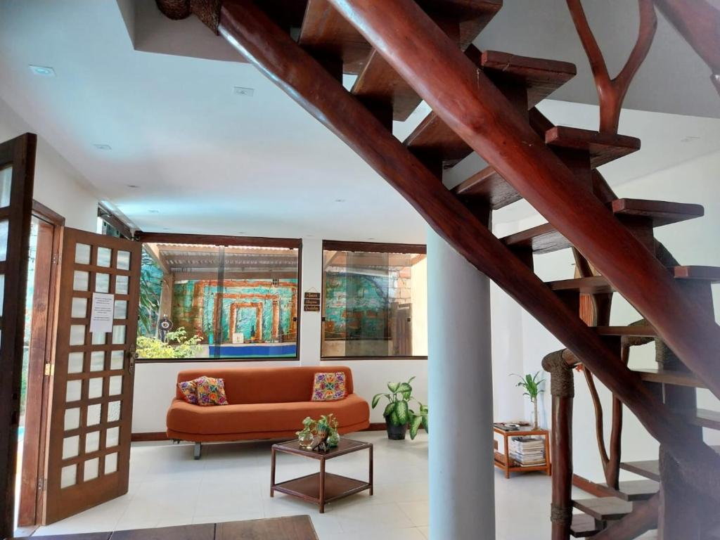 Istumisnurk majutusasutuses CACAU HOSTEL & SUITES