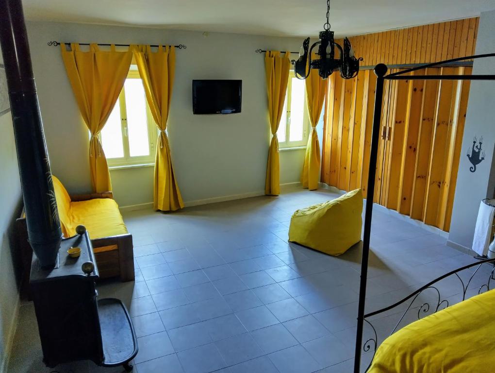 Postel nebo postele na pokoji v ubytování B&B Il Caùto