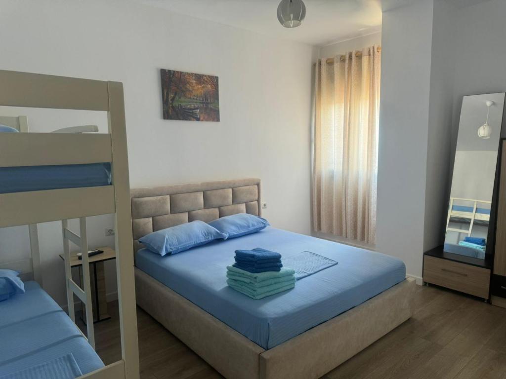 Postel nebo postele na pokoji v ubytování Vila Brilant