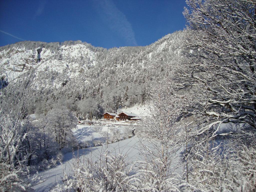 Hotel Pension Hubertus v zimě