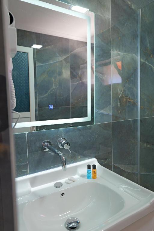 Koupelna v ubytování Hotel Deja Vu