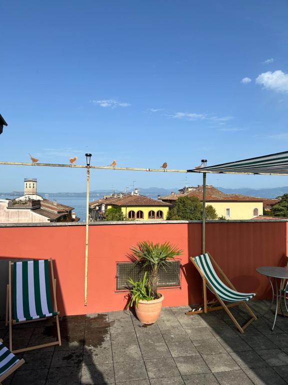 Balkón nebo terasa v ubytování Hotel "ALBERGO DA PINA"