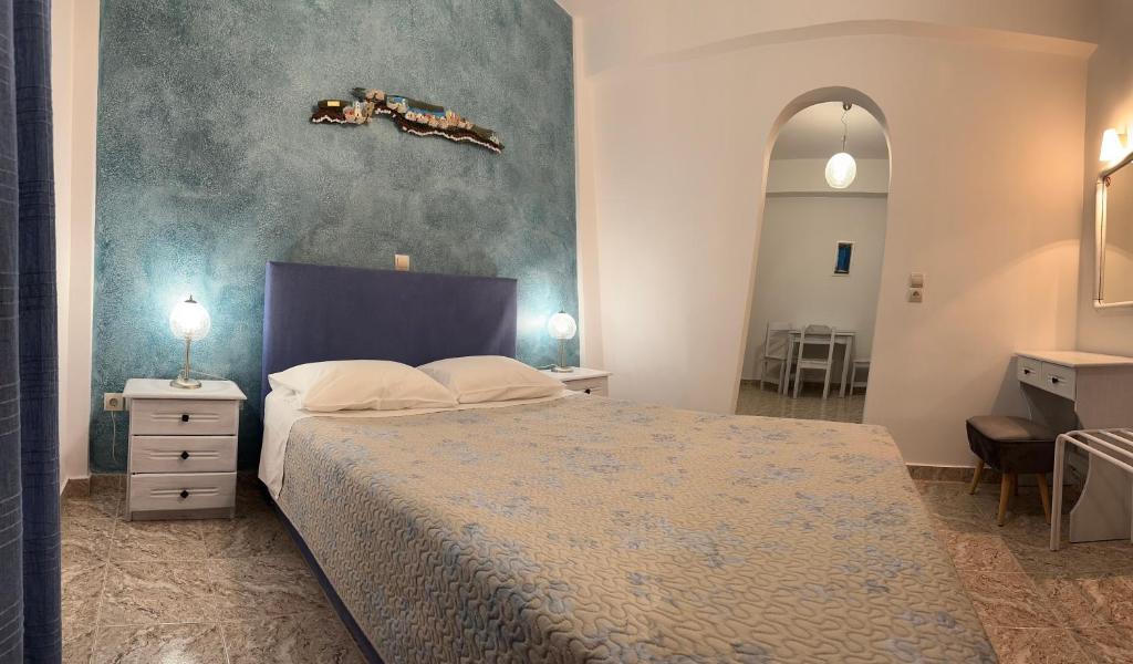 Postel nebo postele na pokoji v ubytování Villa Ilios