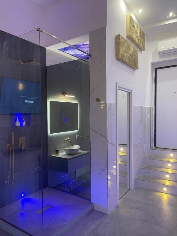 Koupelna v ubytování ARCUM suites
