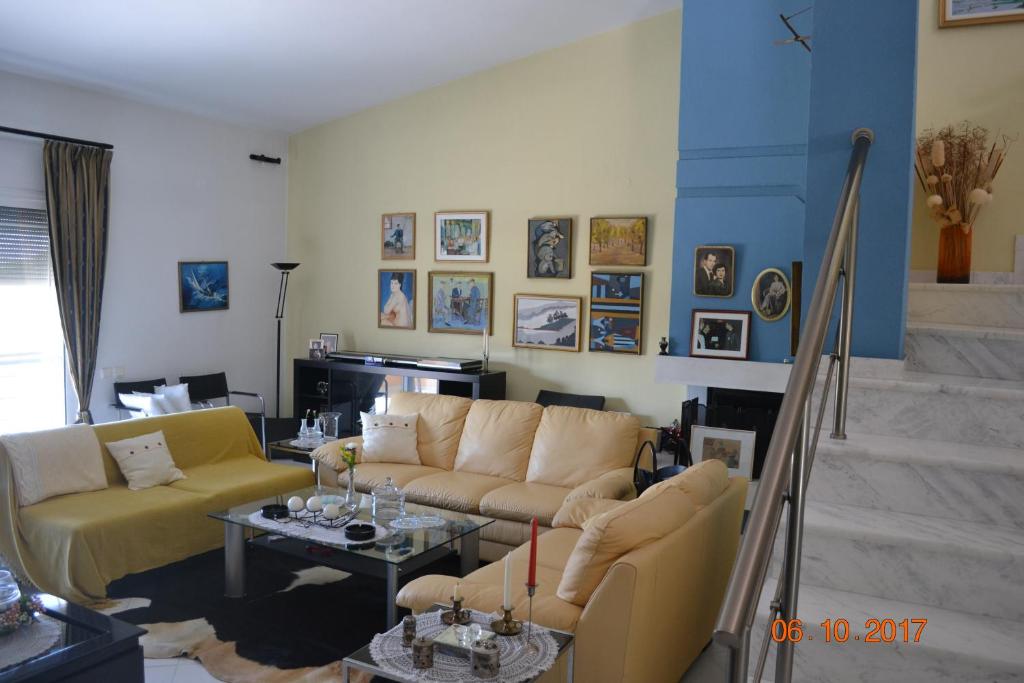 Posedenie v ubytovaní Beautiful maisonette (Όμορφη μεζονέτα)
