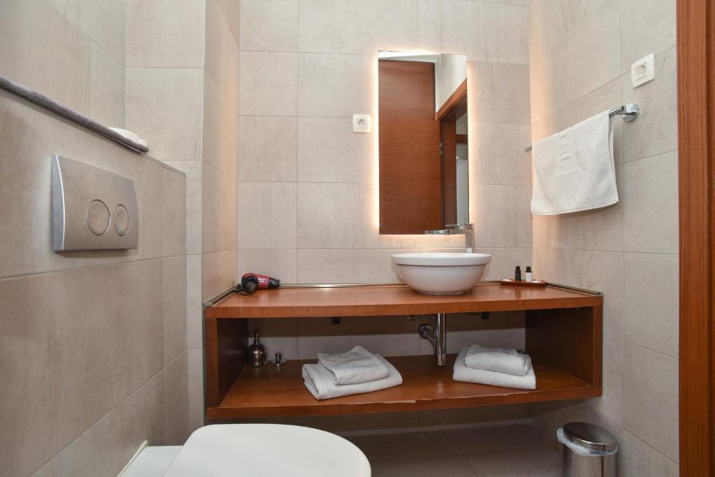 Koupelna v ubytování New Chill and Go Apartments