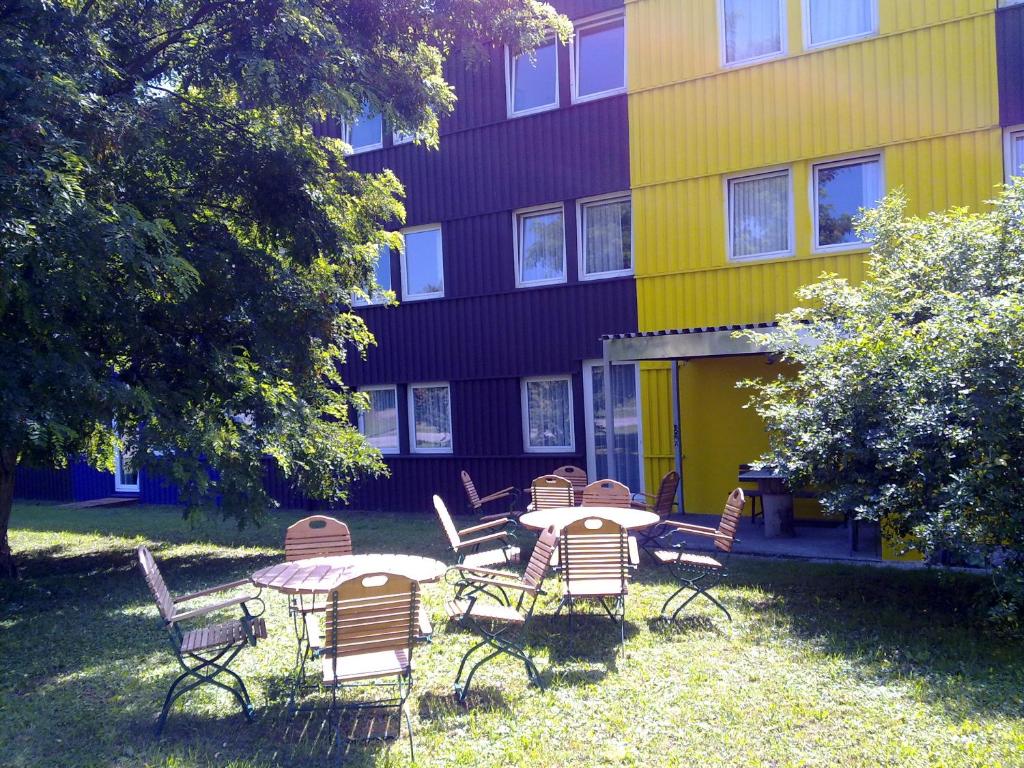 Zahrada ubytování Hotel B1