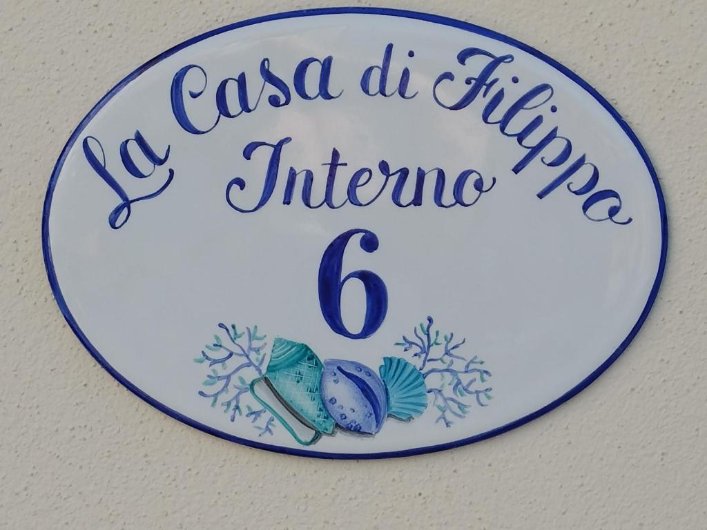 Certifikát, hodnocení, plakát nebo jiný dokument vystavený v ubytování La Casa di Filippo