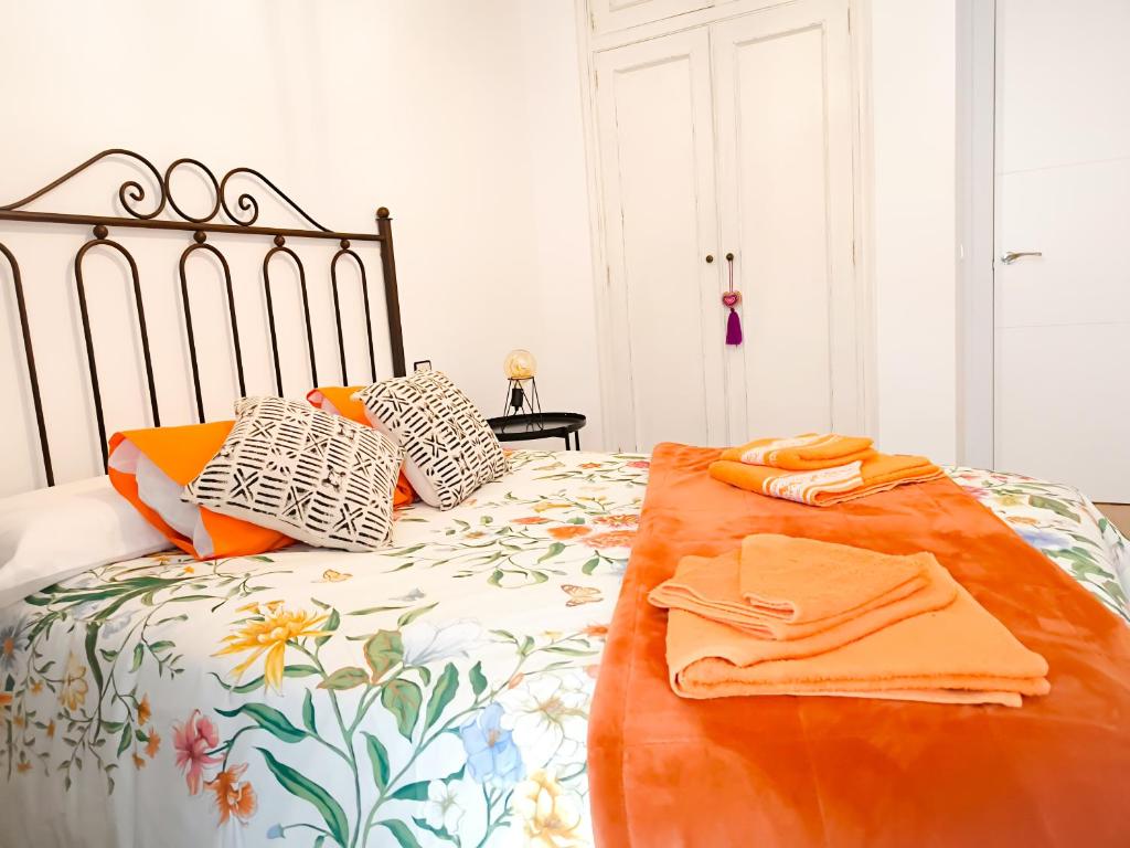 Posteľ alebo postele v izbe v ubytovaní Apartment in the old town