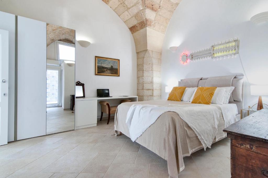 Postel nebo postele na pokoji v ubytování Tancredi Suites - Lecce Selection