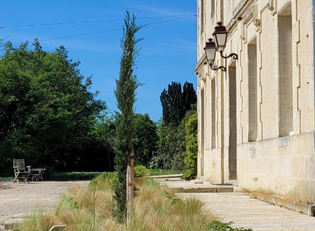 Zahrada ubytování Château Bernon Maison d Hotes - Piscine et SPA