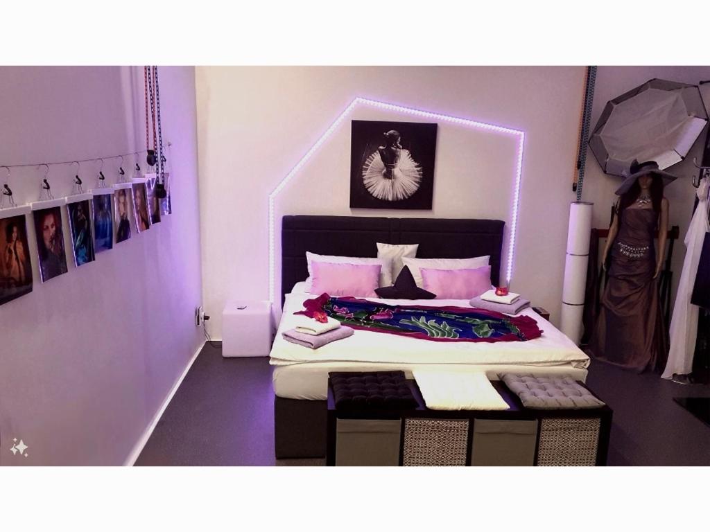 Postel nebo postele na pokoji v ubytování Studio Appartement
