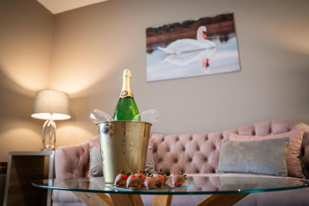 Χώρος καθιστικού στο Castle Varagh Hotel & Bar