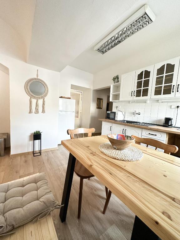 Kuchyň nebo kuchyňský kout v ubytování Apartmán JP