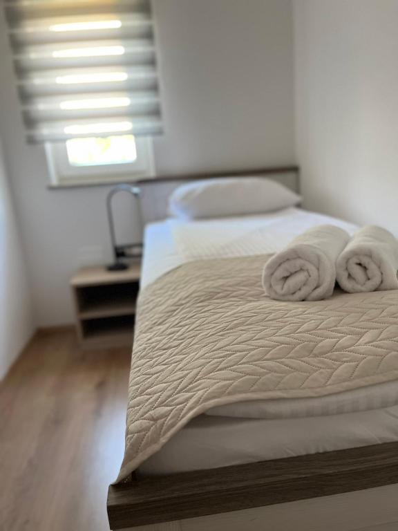 Postel nebo postele na pokoji v ubytování Villa ELM