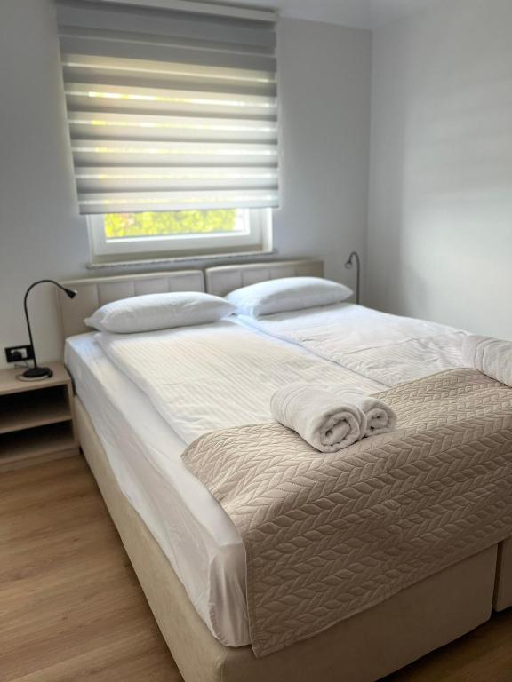 Postel nebo postele na pokoji v ubytování Villa ELM