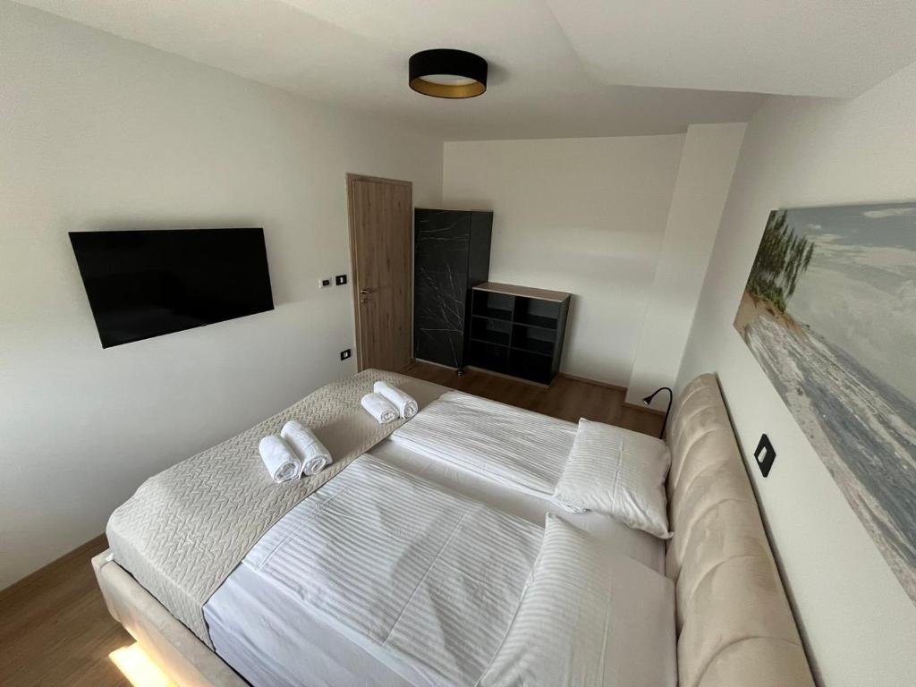 Postel nebo postele na pokoji v ubytování Villa ELM