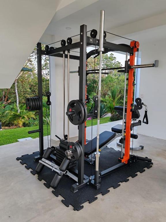 Fitness centrum a/nebo fitness zařízení v ubytování Adeluna Luxury Villas