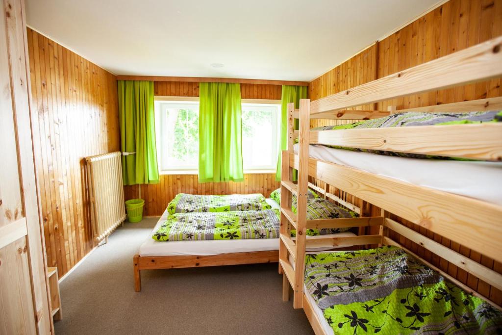 Postel nebo postele na pokoji v ubytování Chata Libela