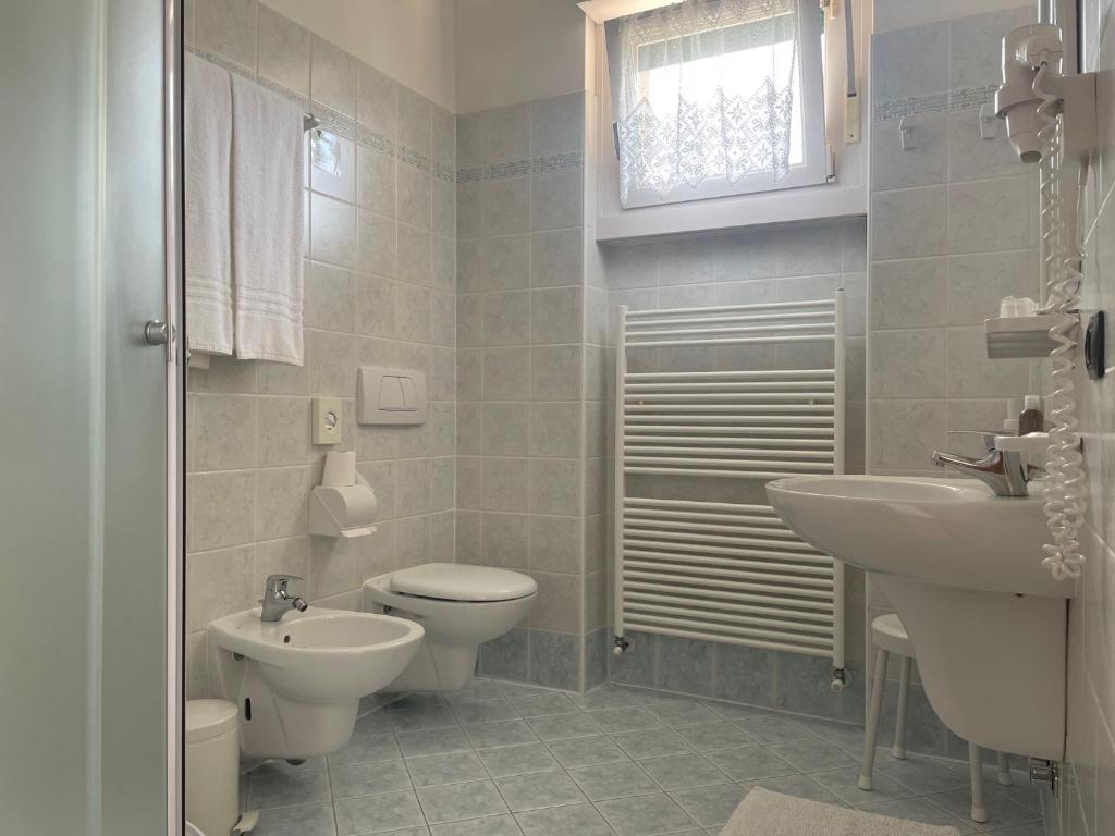 Koupelna v ubytování Hotel Casa Chincarini