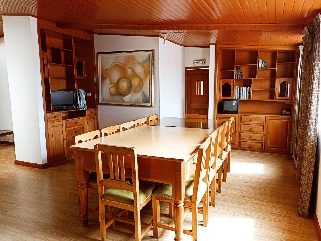 Kuchyň nebo kuchyňský kout v ubytování Hotel Tuvalu