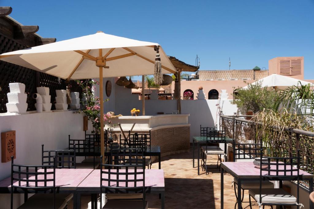 Restaurace v ubytování Riad Sashema