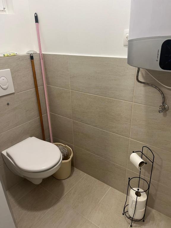 Kúpeľňa v ubytovaní Marton Apartman