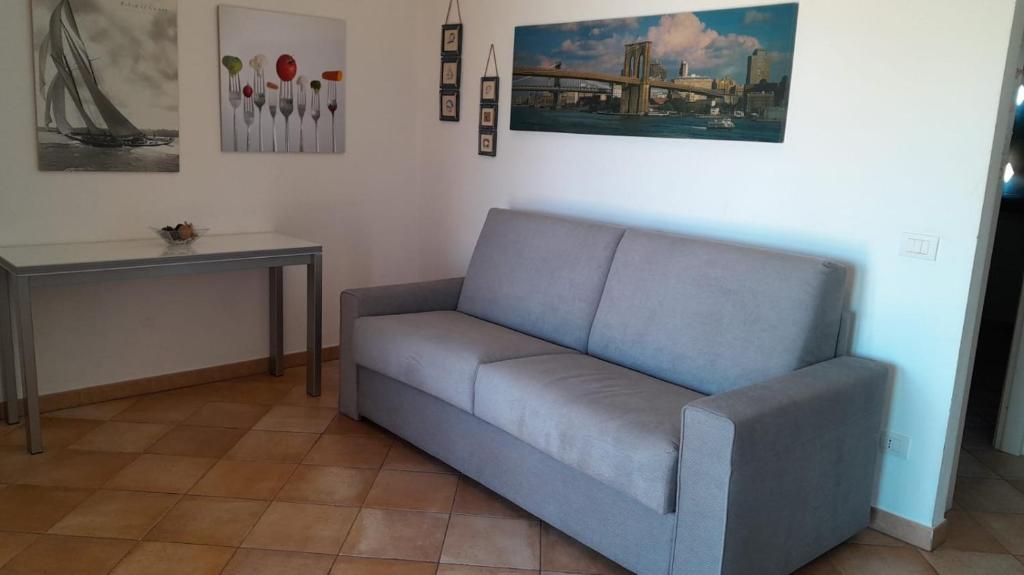 Posezení v ubytování Appartamento in residence fronte mare
