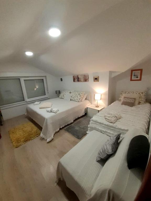 Ένα ή περισσότερα κρεβάτια σε δωμάτιο στο Apartments Marcus & Pascal