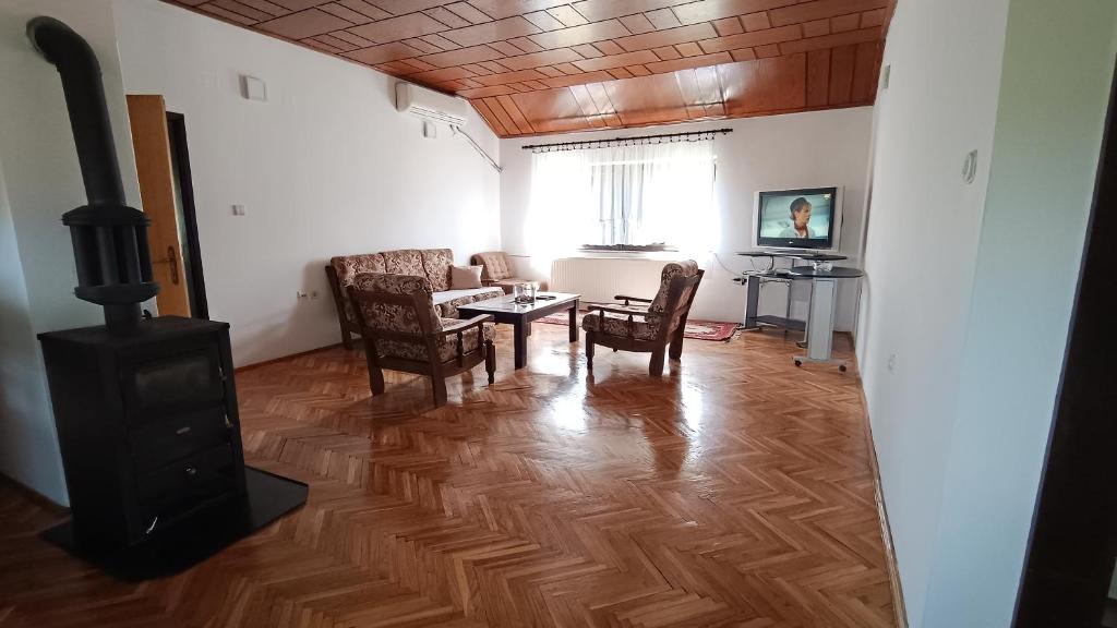 Posezení v ubytování Guesthouse Trikic