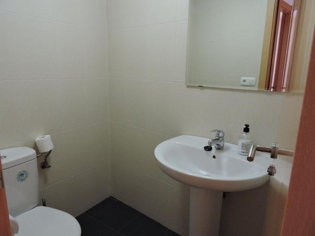 A bathroom at Duplex casco historico