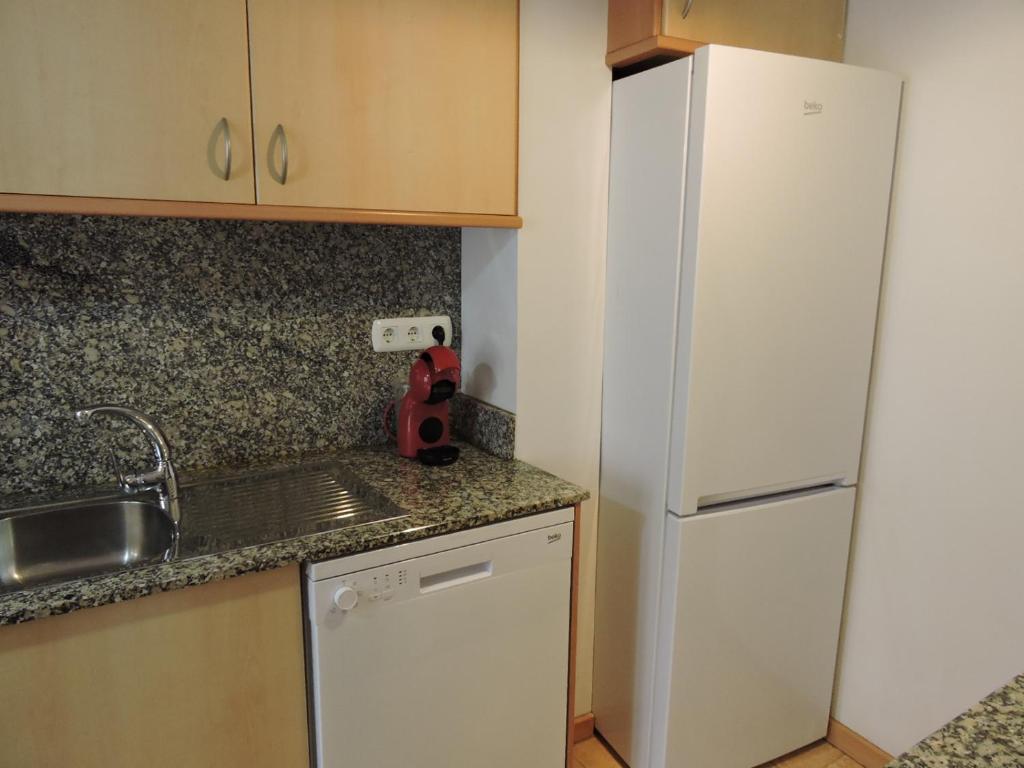 A kitchen or kitchenette at Duplex casco historico