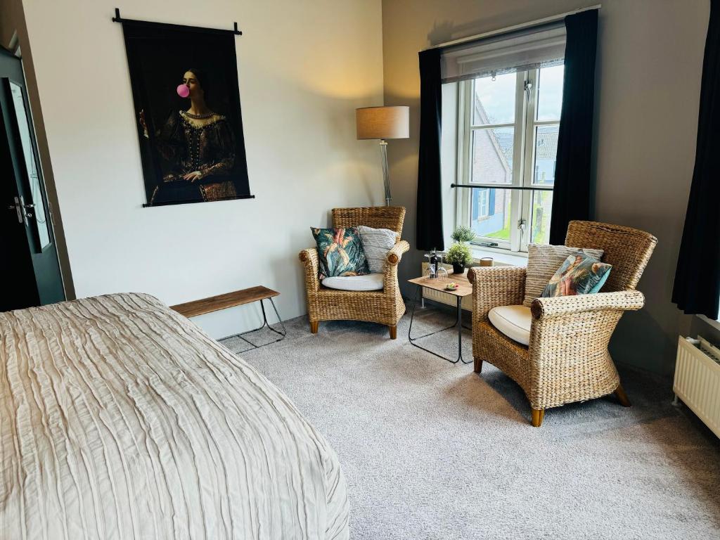 Posezení v ubytování B&B De Dorpshoeve