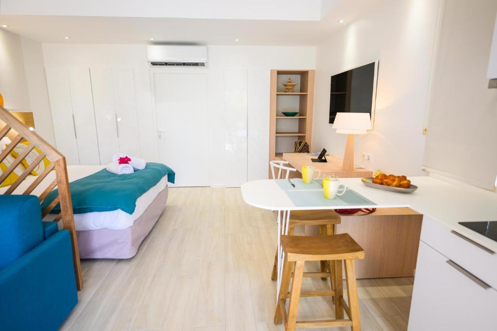 Posezení v ubytování Cocoonhuts Résidences Martinique
