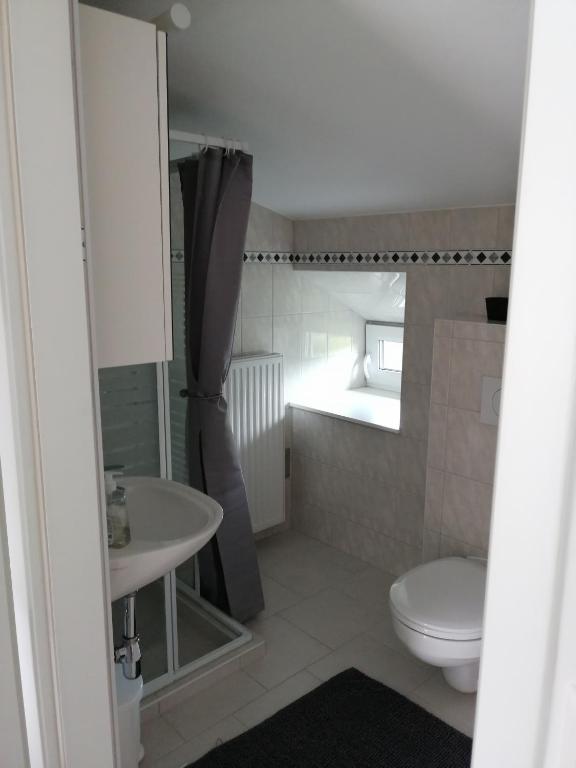 Koupelna v ubytování Nici´s Appartements