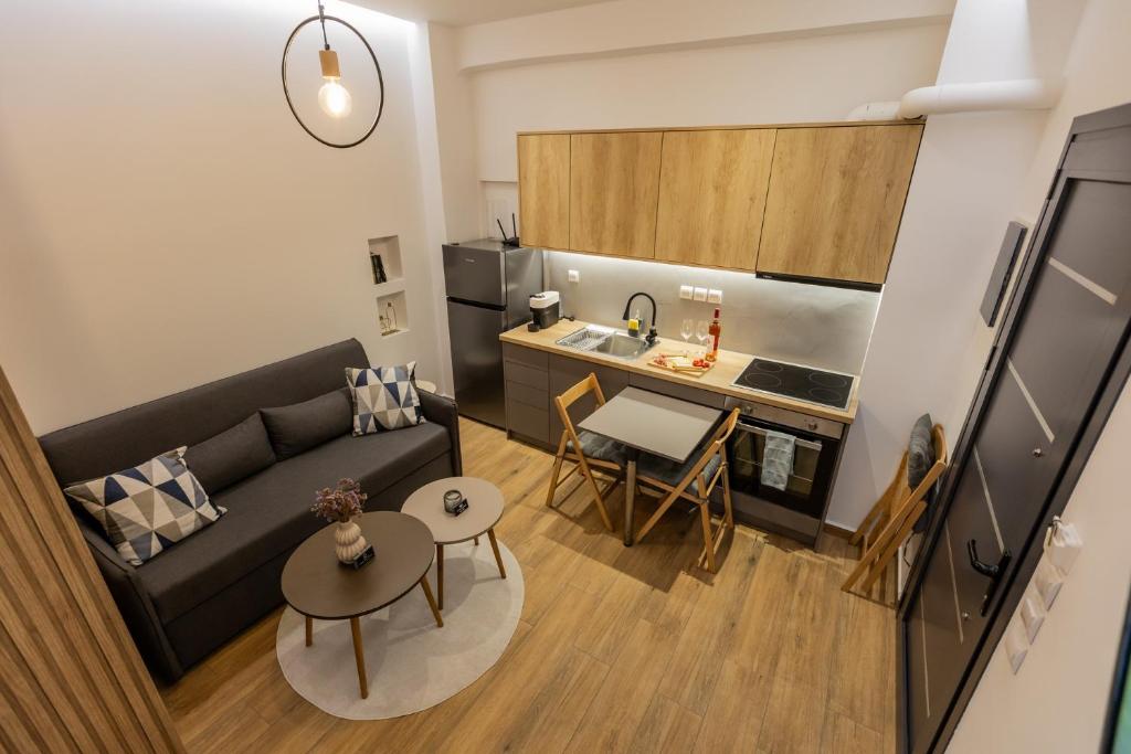 Kuchyň nebo kuchyňský kout v ubytování Calma Guest House