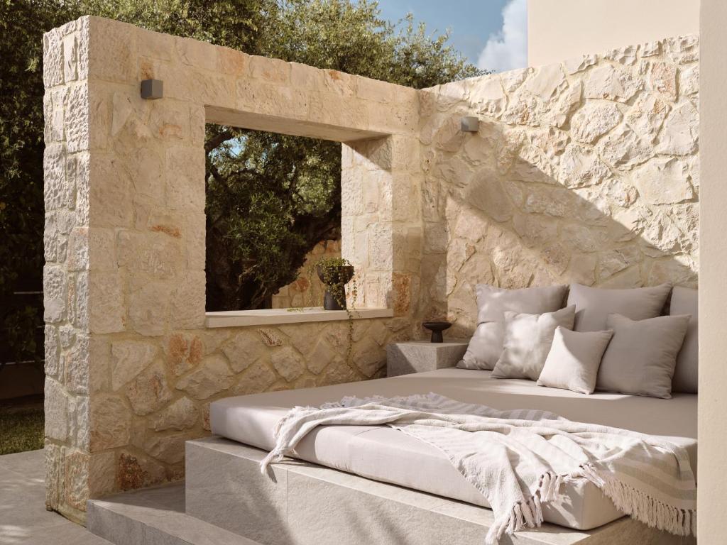 Część wypoczynkowa w obiekcie Cielo villas - An Authentic Mediterranean Living