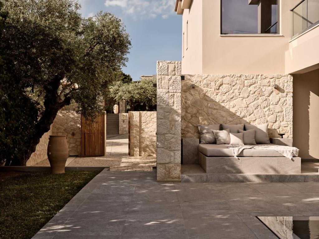 Część wypoczynkowa w obiekcie Cielo villas - An Authentic Mediterranean Living