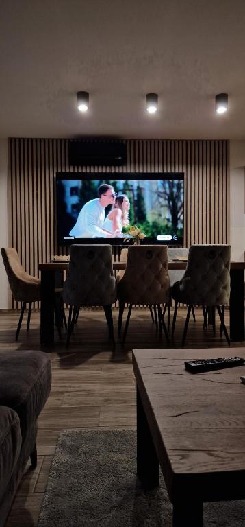 TV a/nebo společenská místnost v ubytování Villa ELM