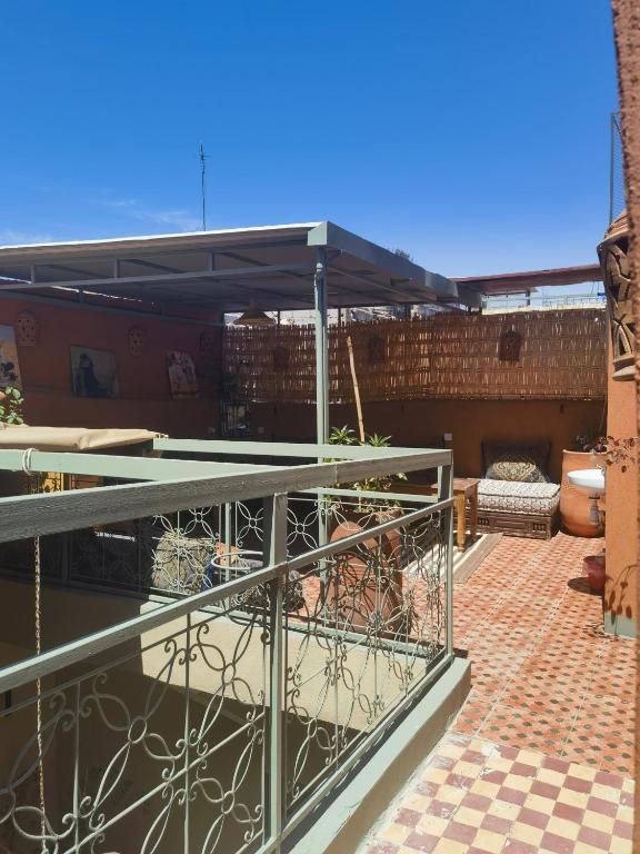 Balkón nebo terasa v ubytování Medina Oasis Hostel