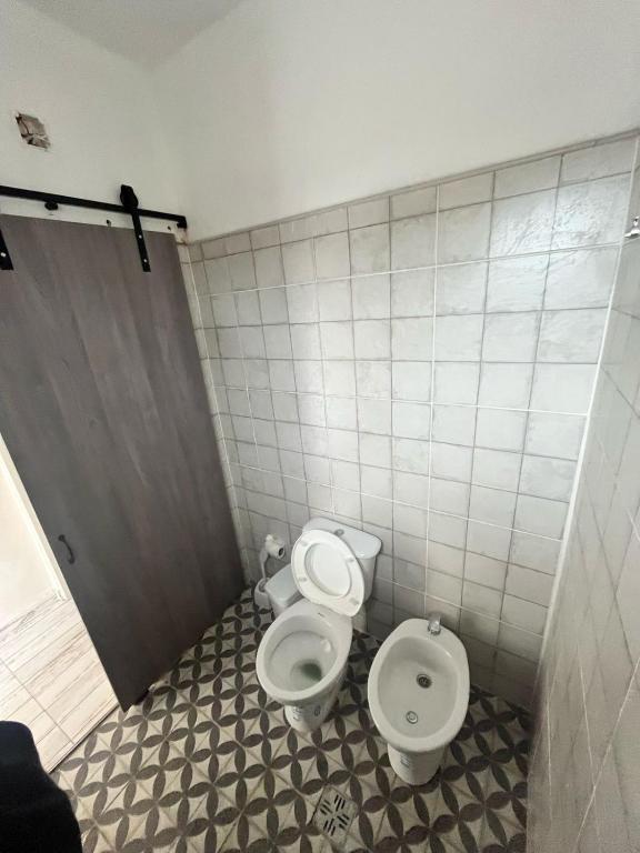Koupelna v ubytování Tempo Suites