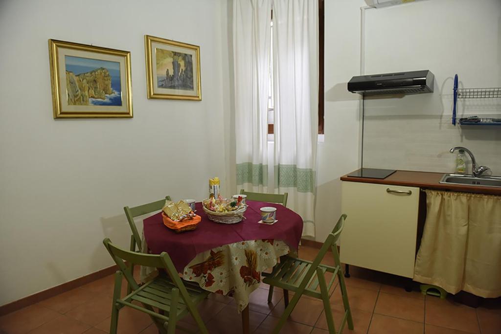 Kuchyň nebo kuchyňský kout v ubytování B&B ABACO