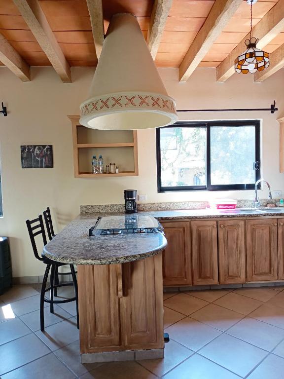 Kuchyň nebo kuchyňský kout v ubytování Rancho Labradores