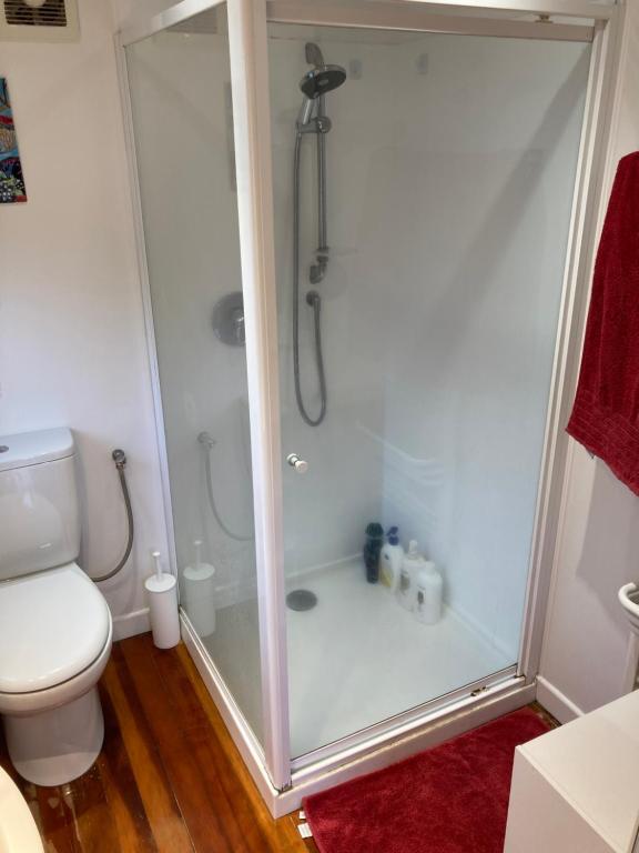 Whare&geothermal pool by lake Taupo - Resim 7