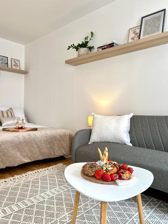 Posezení v ubytování Treetess City Centre Prague Apartments