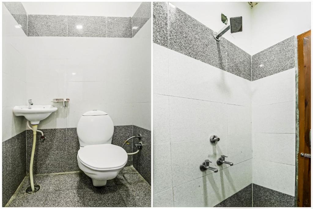 Koupelna v ubytování OYO Dr Plaza
