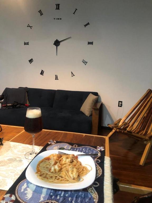 Ruang duduk di Loft del mar