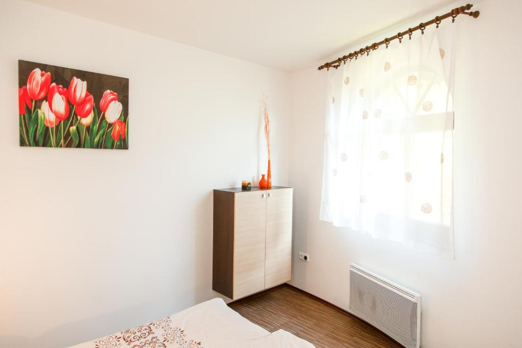Posteľ alebo postele v izbe v ubytovaní Apartmán Tále č.309